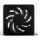 Alphacool APEX Stealth Metal Fan - mat zwart - 120 x 120 x 25 mm. 