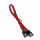 BitFenix SATA3-kabel 30 cm. - sleeved - rood / zwart