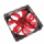 Cooltek Silent Fan 120 Red LED - 120 x 120 x 25 mm.